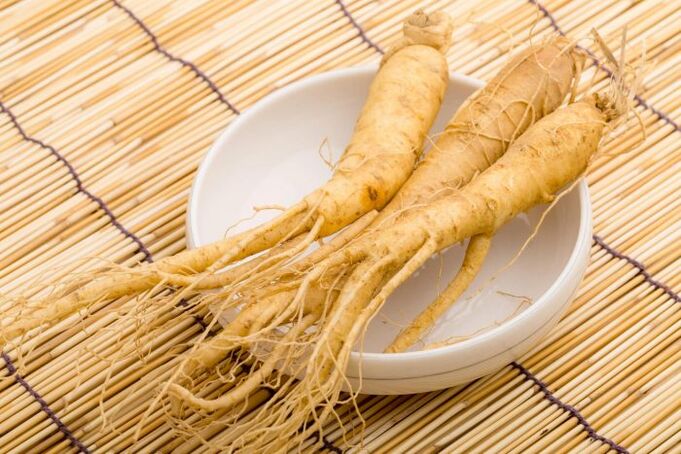 gücü artırmak için ginseng kökü